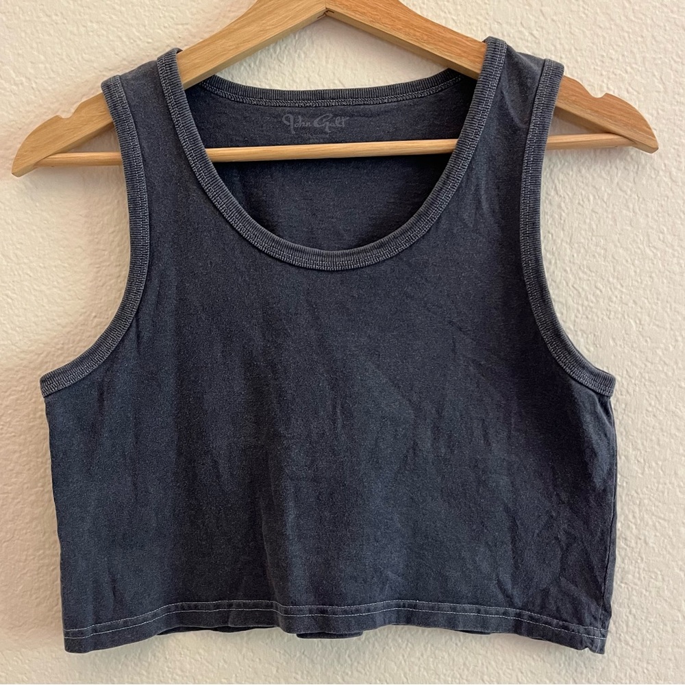 Brandy Melville/John Galt Navy Blue Tank Top